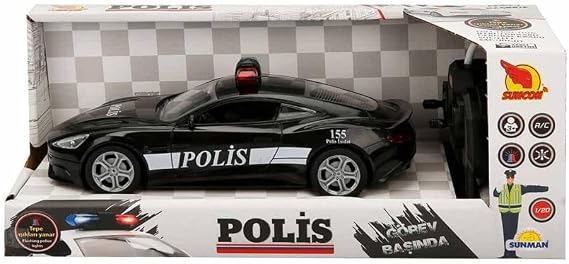Suncon Sun-Sabc-Snc-R/C 1/20 F/F Araba Aztec Polis 40Mhz.2A.2R.Işikli A.Kutu [Tr]