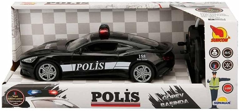 Suncon Sun-Sabc-Snc-R/C 1/20 F/F Araba Aztec Polis 40Mhz.2A.2R.Işikli A.Kutu [Tr]