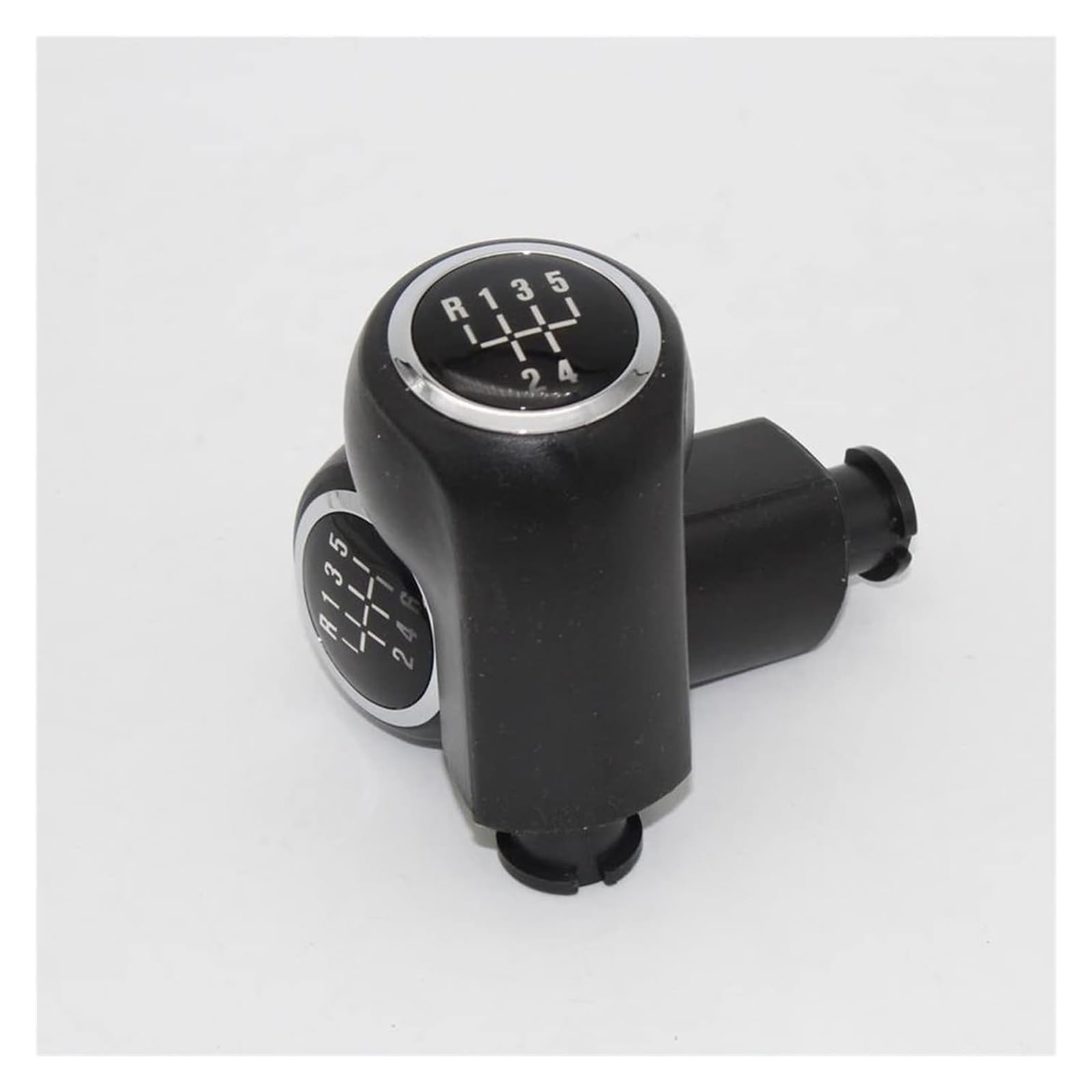 TRASH BIN Car Gear Shift Knob for Opel for Vauxhall for Vectra C 2002-2005 5 6 Speed Chrome Gear Shift Knob Lever Shifter Gaiter(C)