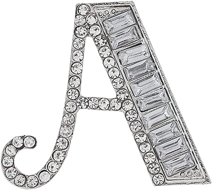Spilla Con Alfabeto In Strass Di Cristallo Da 26 Lettere, Regalo Per - Foto 6