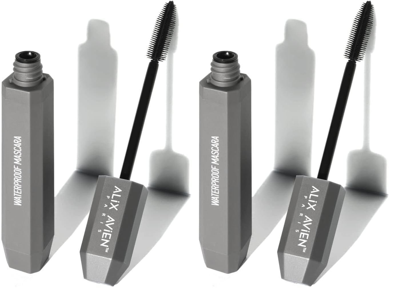 ALIX AVIEN Suya Dayanaklı Yoğun Pigmentasyonlu Hacim Veren Doğal Kıvrımlı Siyah Maskara - Waterproof Mascara (2 paketi)