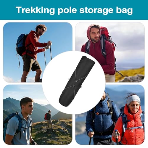 Trekking Poles Carrying Bag – Waterproof Pole Protector Quiver, Durable Lightweight Storage Sleeve, Portable Hiking Equipment Organizer | Perfect for Travel, Camping, Wilderness Survival, Rock Climbin – Image 5
