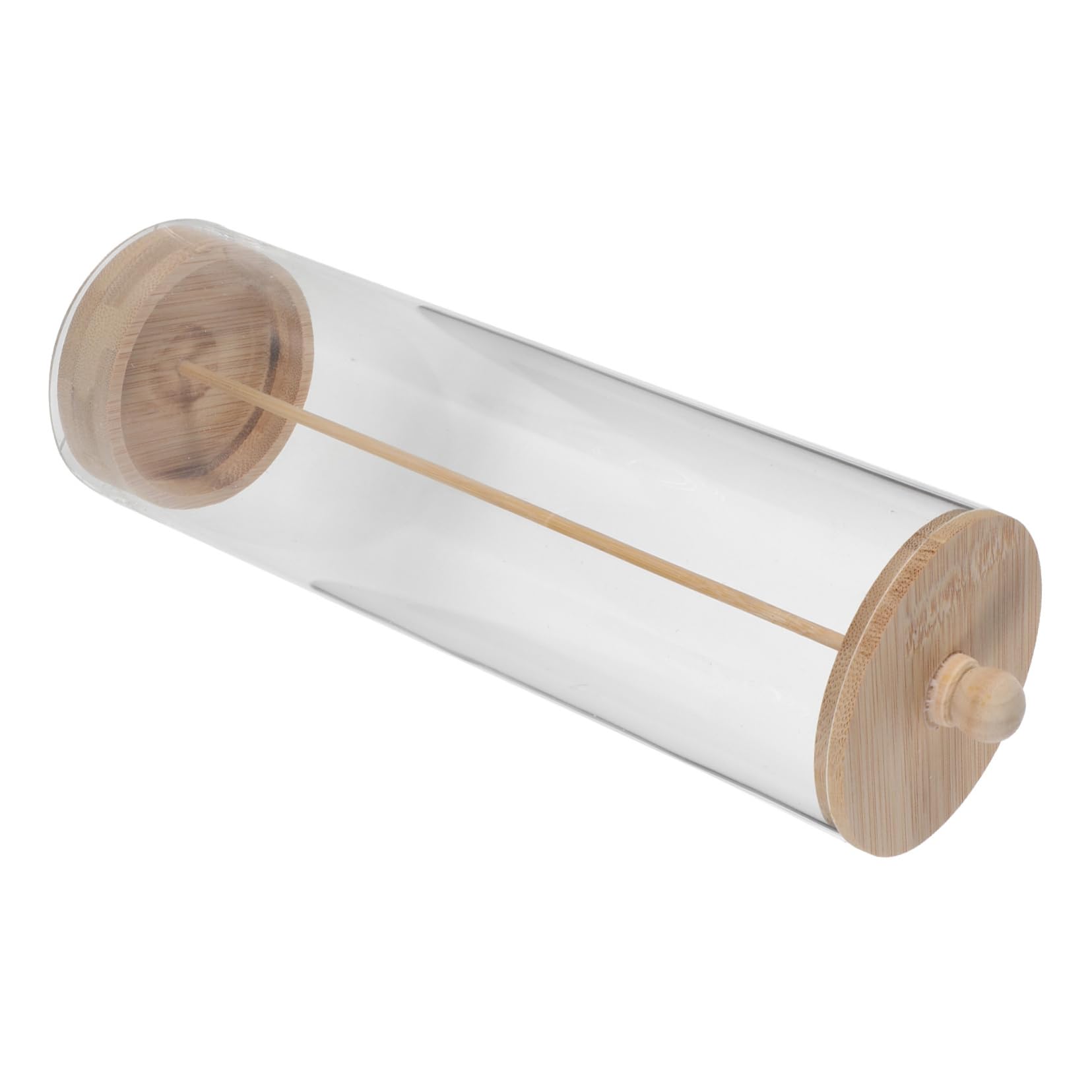 WOONEKY Organizer per Cannucce Trasparente con Porta Cannucce per Cucina Ufficio e Contenitore per Straws e Oggetti