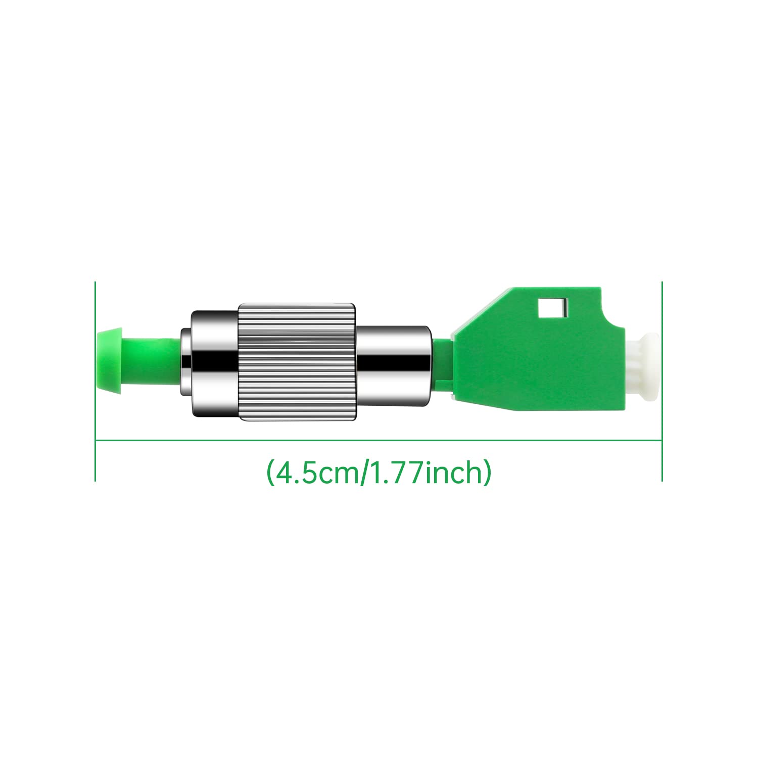 Glasfaser-Adapter SC/UPC Auf FC/UPC – Single-Mode 9/125µm, 4 Stück, Niedriger Verlust Für Netzwerkinstallation