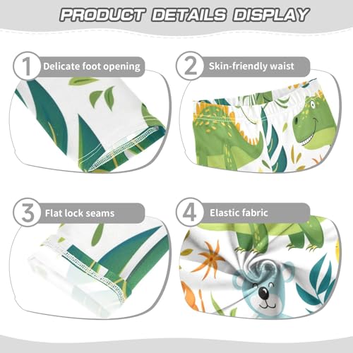 Toddler Girls Leggings Printed Yoga Pants Leggings Koala Dinosaur for Kids3