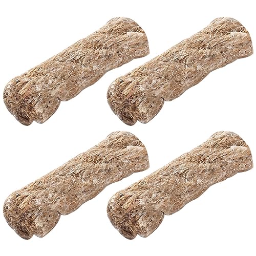 COOLHIYA 4pcs Camping Rope Fire Lighters Fat Rope Stick Fire Starter Outdoor Survival Fire Starter Tool Emergency Fire Starter