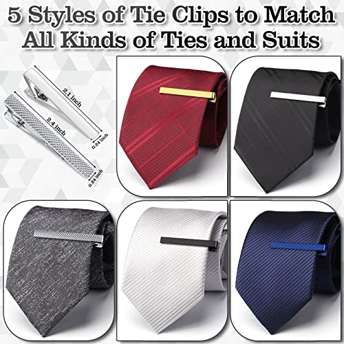 Clips de corbata Selizo evitan el movimiento de la ropa formal 3