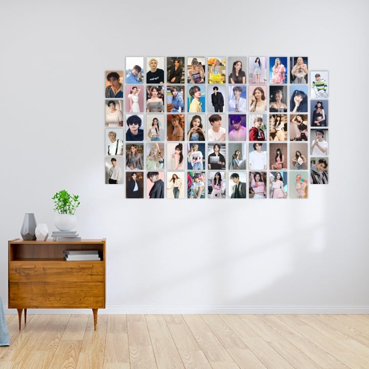Image of SG Pack of 54 Kpop Bts Black Pink Wall Collage Kit Posters - 4 x 6 Inches Posters for Wall Decoration - Wall Art For Bedroom, Office, Living room, Dorm room