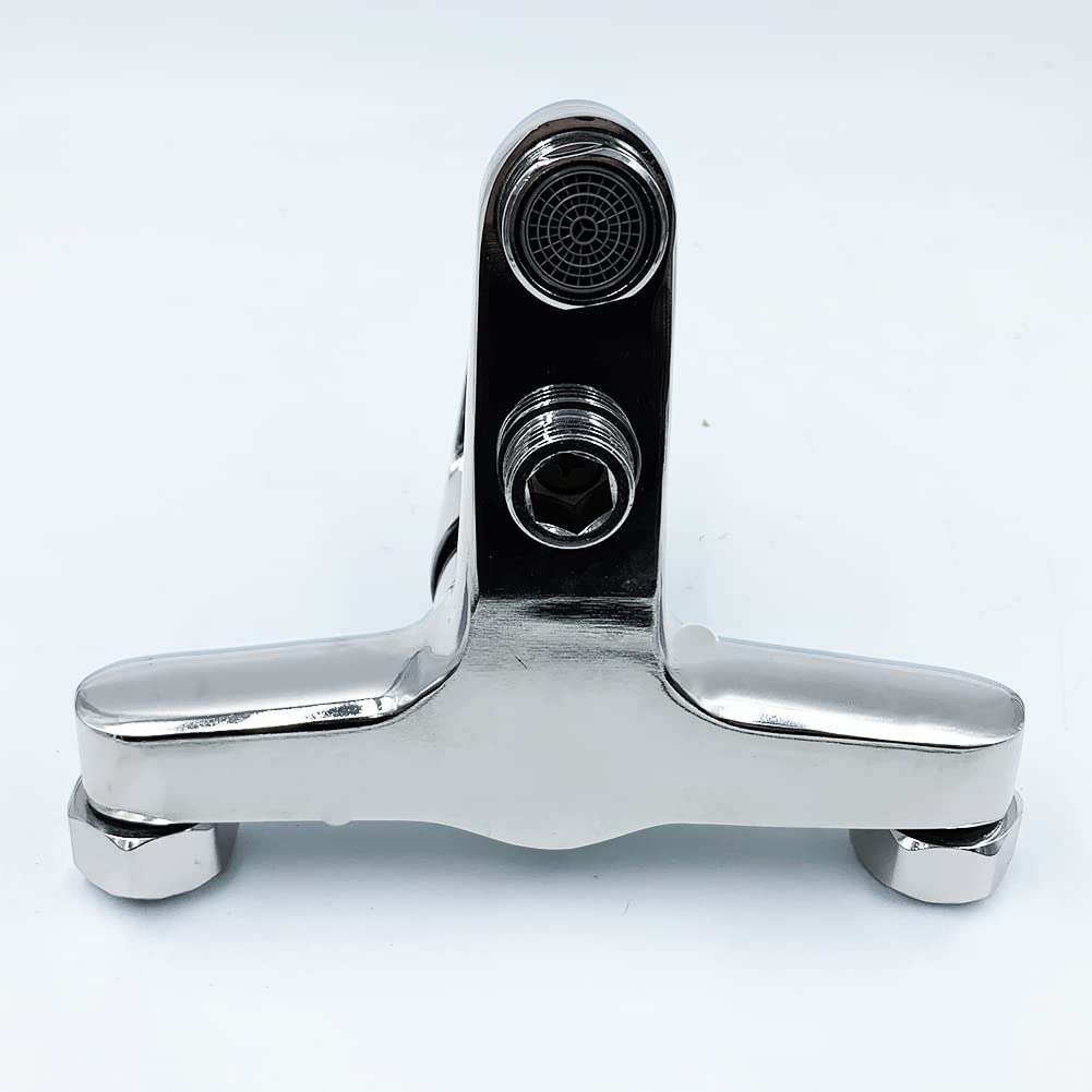 Rubinetto per vasca da bagno ANMECS Rubinetto a parete Rubinetto Miscelatore per vasca da bagno cromato