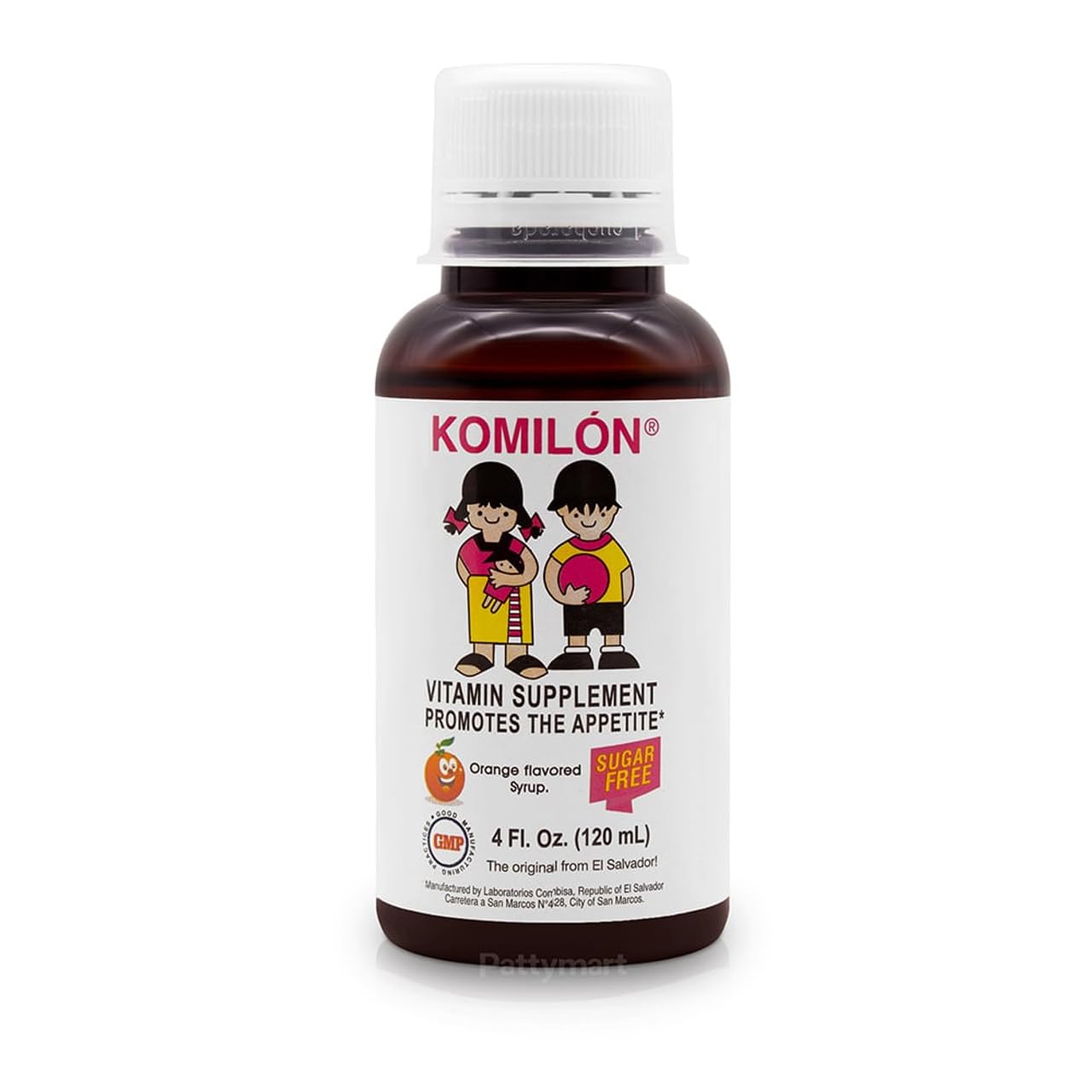 Komilón-Dietary Supplement 4fl oz- Vitamins and nutrients para Estimula el apetito en los niños