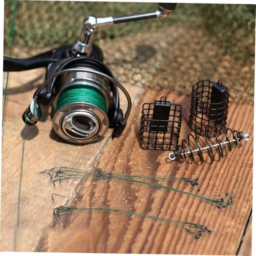 POPETPOP Cable de pesca acero con cierres 40 piezas miniatura 5