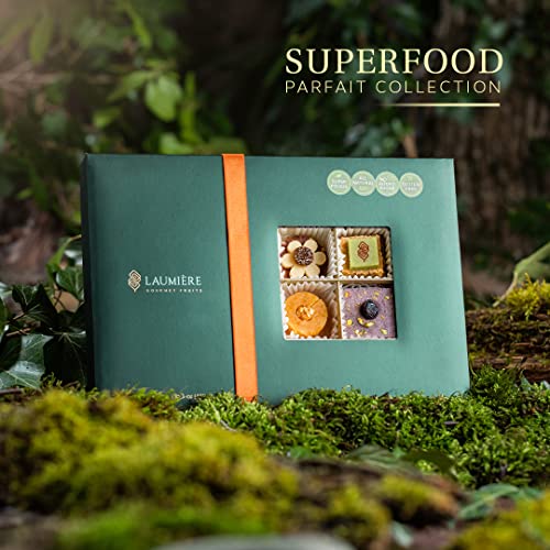 Laumière Gourmet Fruits - Superfood Parfait Collection - Rectangle (24 Pcs) - Healthy Gift Basket - Dried Fruit Gift Basket - No Added Sugar - Gluten Free - Vegan Gift Basket - Dried Fruit And Nuts #TOP1
