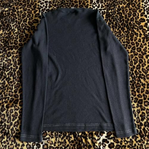 Women Y2k Fairy Grunge Shirt Vintage Graphic Print Long Sleeve Tee Tops Teen Girls Aesthetic Clothes Streetwear4