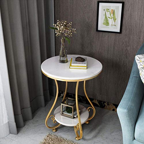 Table d'appoint ronde salon mini table basse de balcon en métal