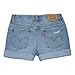 Levi's Girls' Girlfriend Fit Denim Shorty Shorts, Miami Vice, 7