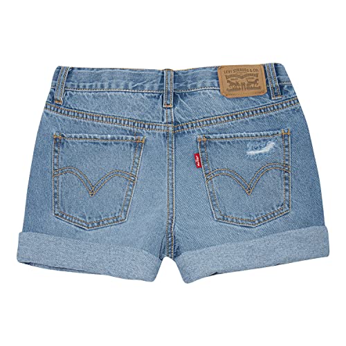 levi39s girls girlfriend fit denim shorty shorts