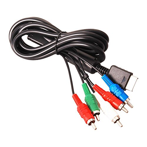 Image of Technotech HD Component AV Video-Audio Cable Cord for Sony PlayStation 2 3 PS2 PS3 Slim Pro