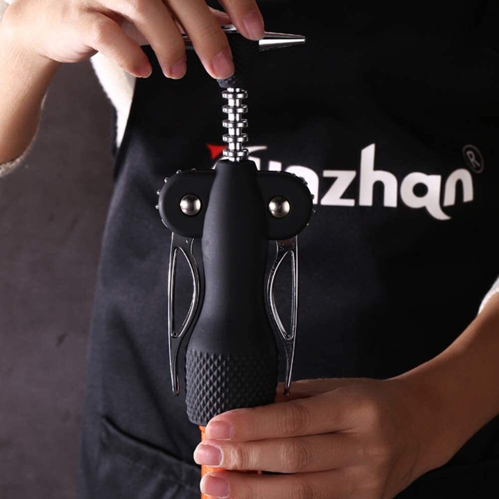 Abridor de botellas, Abridores de botellas for camareros Abridores de botellas Sacacorchos Abridor de botellas de vino tinto de acero inoxidable Sacacorchos Extractor de corcho Accesorios de vino for