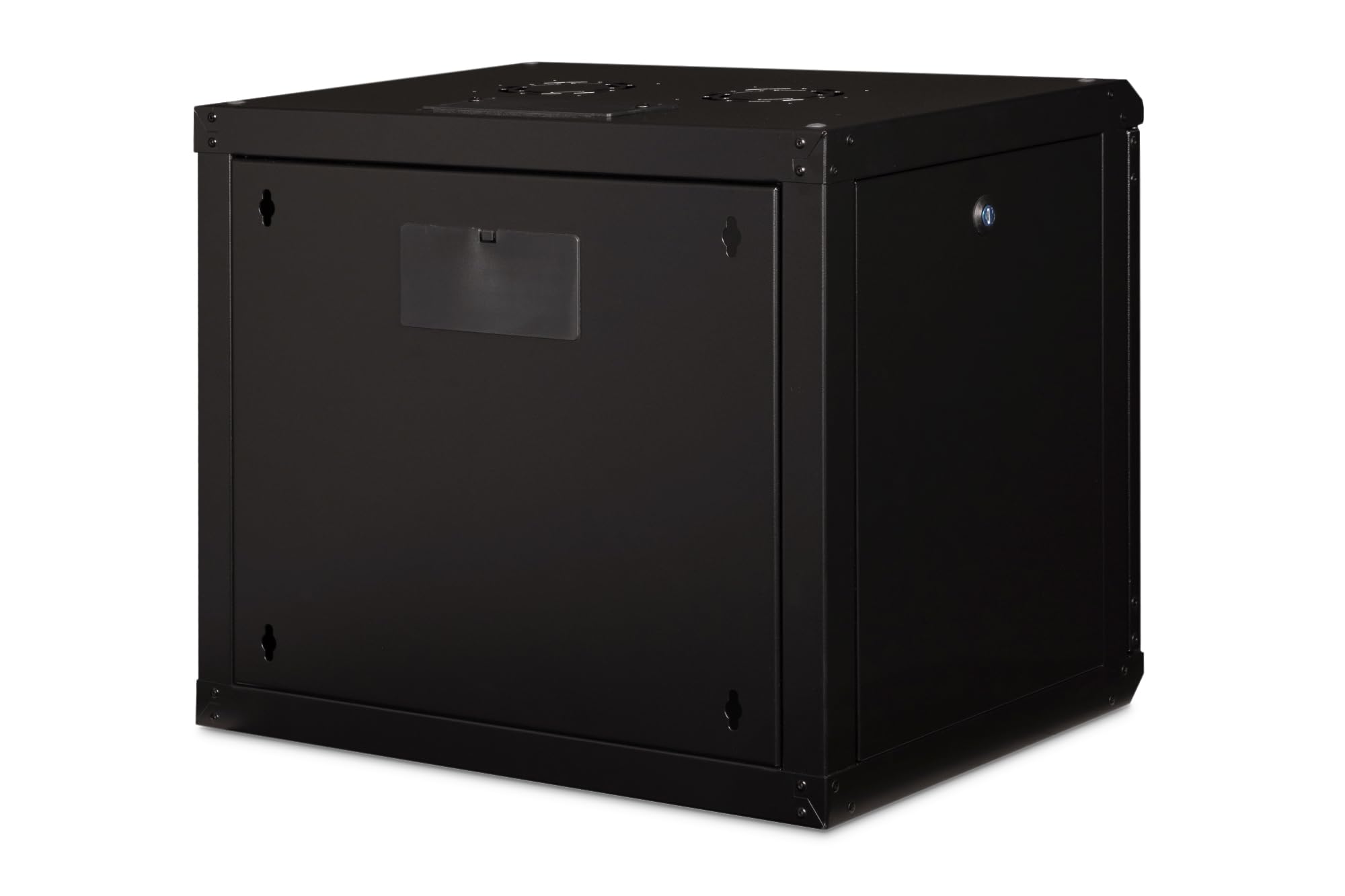 DIGITUS Szafa sieciowa – szafa rack 19 cali – 9U – 600 mm x 450 mm (szer. x gł.) – głębokość użytkowa 370 mm – montaż na ścianie – nośność 100 kg – Szklane drzwi – IP20 – seria Unique – czarna