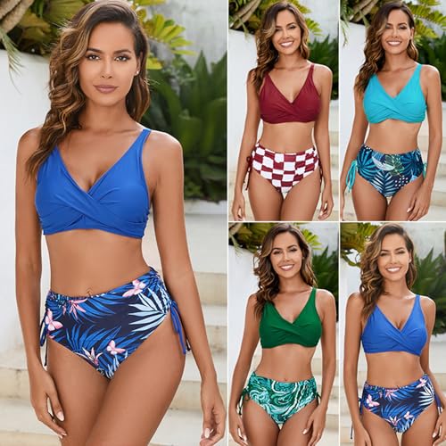 Ensemble de maillots de bain push up galbant l'imprimé fleur - 3