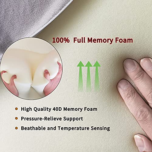 Triangle Wedge Pillows Set For After Surgery, Acid Reflux, Reading In Bed, Back Or Knee Support, Adjustable Folding Incline Cushion For Sleeping，Memory Foam Pillow Wedge With Machine Washable Cover #TOP4