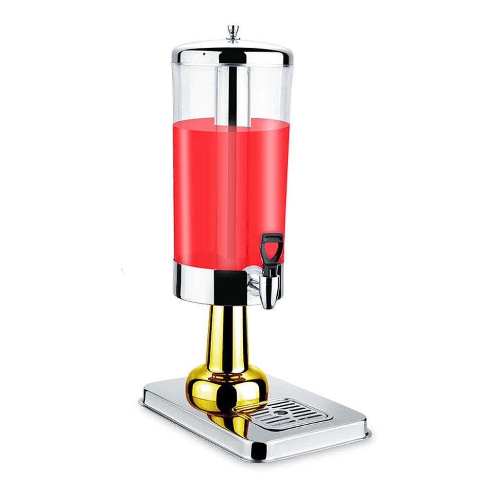 AYCDL Water Juice Dispensers, Heavy Duty Cold Juice Drink Commercial Beverage Dispenser Single Bowl Juice Dispenser Stainless Steel Breakfast Buffet Bars Ho