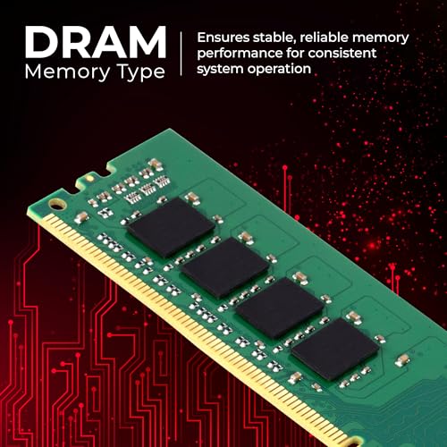 Image of Zebronics 16GB DDR4 RAM for PC, 3200MHz, 4bit Architecture, Low Power Consumption, High Stability Performance (D41632A)