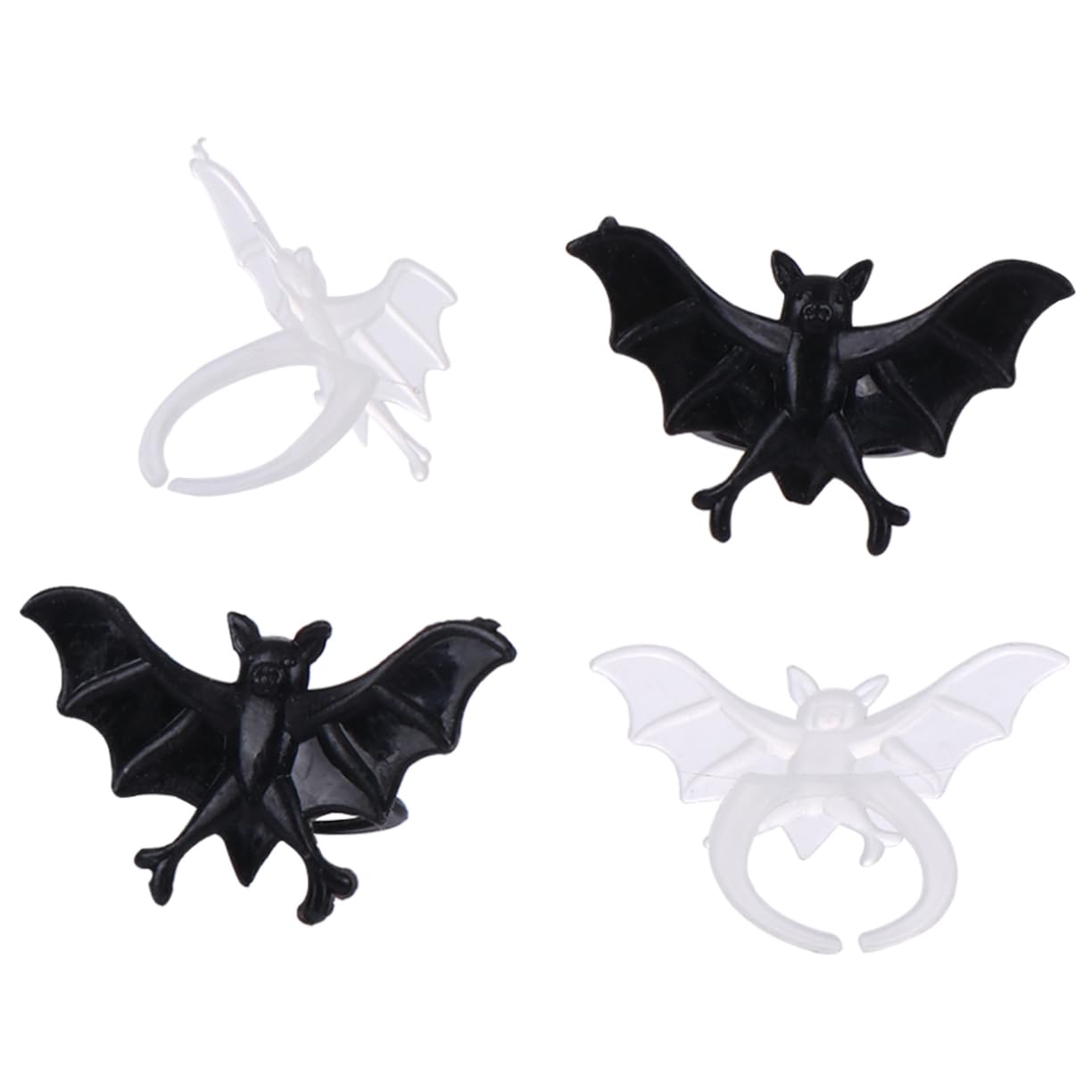 ibasenice Halloween Bat Party 50pcs Halloween for Boys and Girls Safe Creative Bat Finger