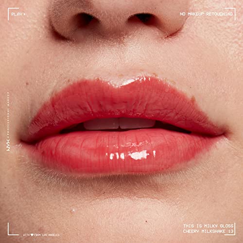 Nyx Professional Makeup 09191381 This Is Milky Gloss, Lip Gloss With 12 Hour Hydration, Vegan - Cherry Milkshake thumb #7