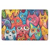 Carat Cute Doodle Art Extra Large Resuable Pee Pad Highly Absorbent Toddler Bed Pee Pads Cute Cool Bed Liners for Kids Adults Pets 132L x 86'W