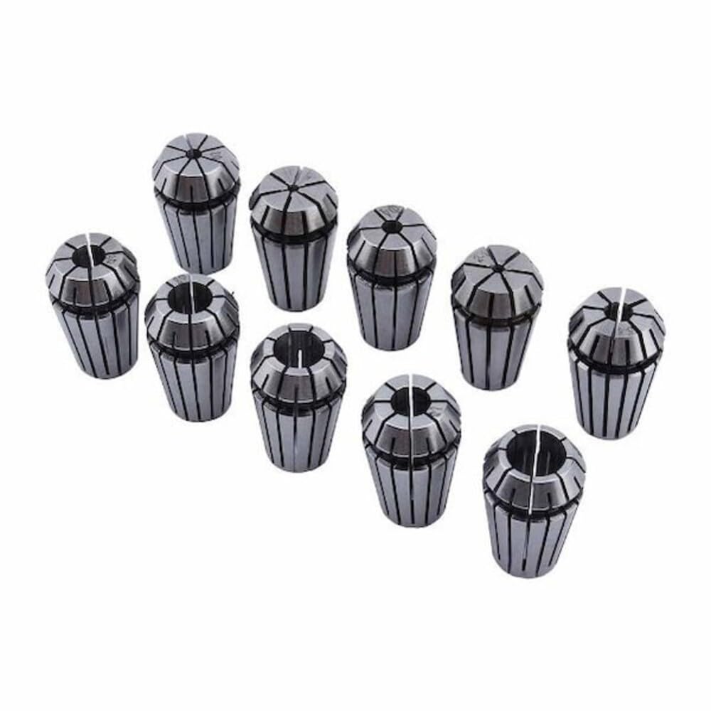 HHIP 3903-5230 10 sztuk metrycznych sprężyn zestaw tulej, ER-25, 3-16mm, stal