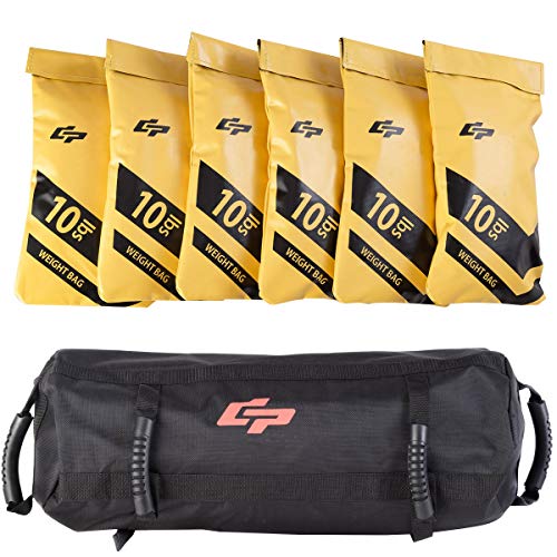 GOFLAME Workout Sandbag for Fitness 10 to 60 Lbs Heavy Duty Filler Bag,Exercise Sandbags,Military Sandbags,Training Weight Bags