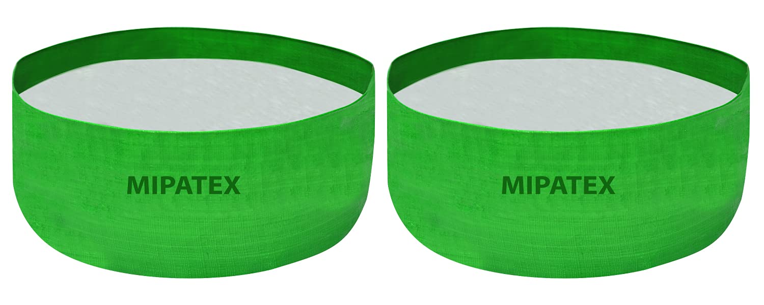 MIPATEX Plant Grow Bags 18in x 6in, Terrace Gardening Vegetable Planting Pots Pots, Woven Fabric Leafy Fruits Growing Containers (Green, Pack of 2) (B099266GJC) Amazon Price History, Amazon Price Tracker