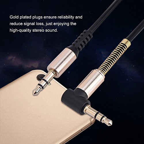 Cable auxiliar Richer-R 3.5mm macho a macho retráctil miniatura 3