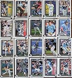 Tampa Bay Rays 2025 Topps Complete Mint 20 Card Hand Collated Team Set Featuring Junior Caminero Future Stars and Rookie Cards of Kameron Misner, Mason Montgomery and Logan Driscoll Plus