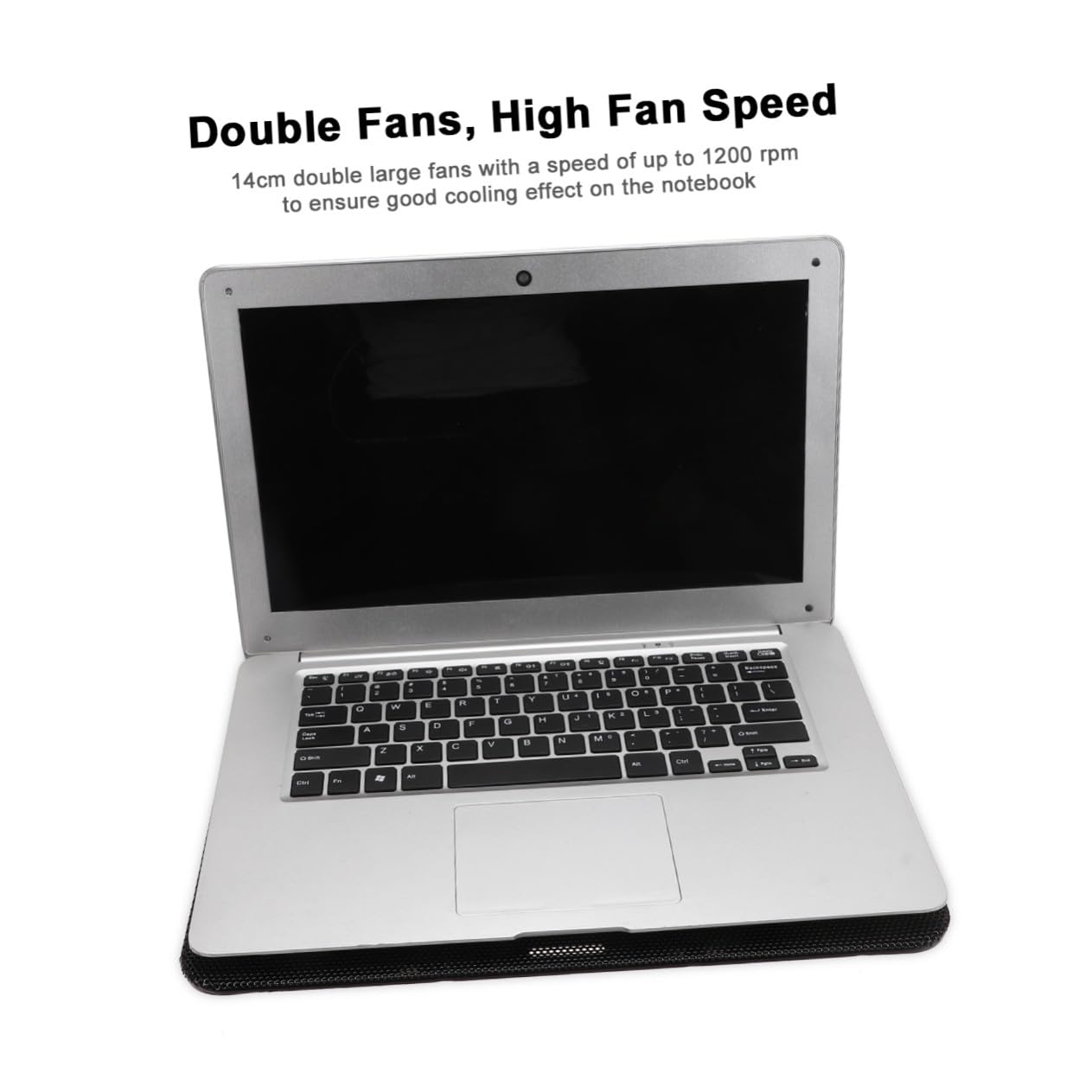 Supporto per Laptop 15, 6 Pollici in Abs Ferro, Notebook Cooling Support | Angolo Regolabile, Nero, per Dormitorio e Scrivania, Base Salvaspazio