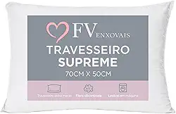 Travesseiro Antialérgico Toque Macio Textura Firme Lavável na Máquina Fibra Siliconada Tamanho Padrão 70x50 (1)