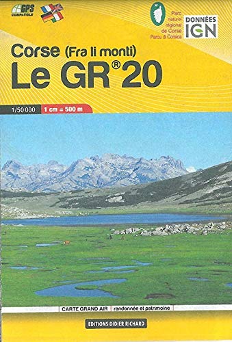Télécharger Carte en poche Corse : le GR20 PDF