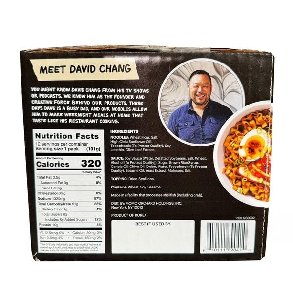 Soy & Scallion Noodles ,These Our noodles come with a rich sauce made from soy sauce and sesame oil. It creates the perfect balance of salty, sweet, and savory flavors. The included scallion packet takes it to the next level. Rich Soy Balanced with Sesame Oil and Scallions. 10g of Protein 12-count .. [ 42.6 oz , 2.6 lb ]