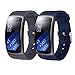 Rukoy Correas Samsung Gear Fit 2 Band/Gear Fit 2 Pro [Paquete de 2: Blue + Gray], Accesorios para Baterías de Repuesto para Samsung Gear Fit2 Pro SM-R365/Gear Fit2 SM-R360 Smartwatch (5.9"-7.5")