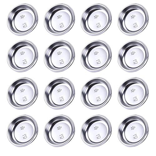100 Piezas Mini Platos Redondos De Especias Vinagre Tazón Salsa Cuencos Set Apilable Duradero Fácil De Transportar, Para Fiestas, Picnics, Platos Pequeños, Postres, Entrantes, Especias Etc—Rondas