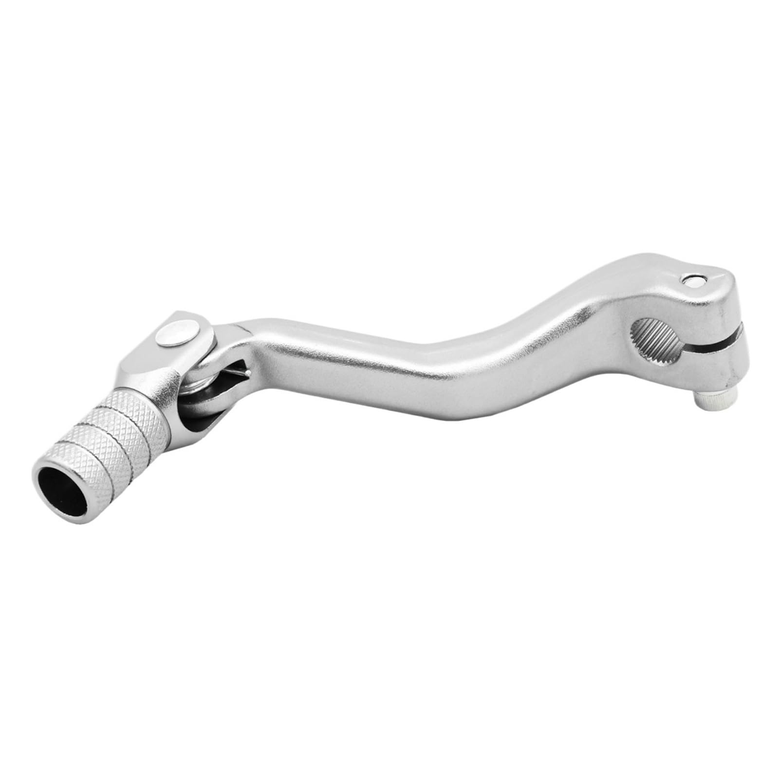 Qr0cjnpb Silver Motorcycle Gear Shifter Motorcycle Cnc Aluminum Folding Gear Shift Lever For Bo&Suer Kayo T2 T4 T6 K4 K6 Nc Cb Engine 250Cc 300Cc 450Cc Universal