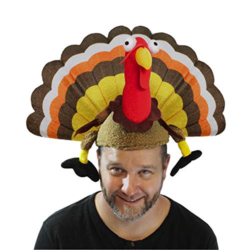 image for Spooktacular Creations 2 Turkey Hats for Happy Thanksgiving Party Cost