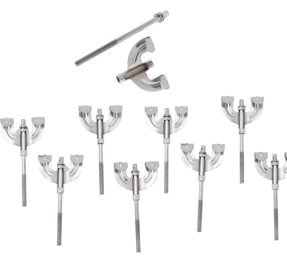 8-Piece M6 Chrome Drum Hardware Pack