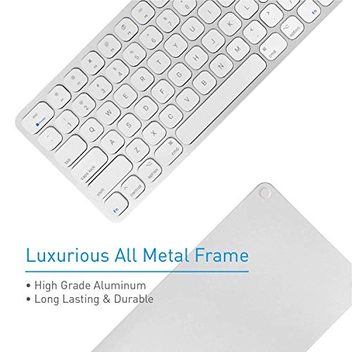 Macally Mac Keyboard and a 1080P Webcam with Tripod & Built-in Microphone, Upgrade Your Keyboard