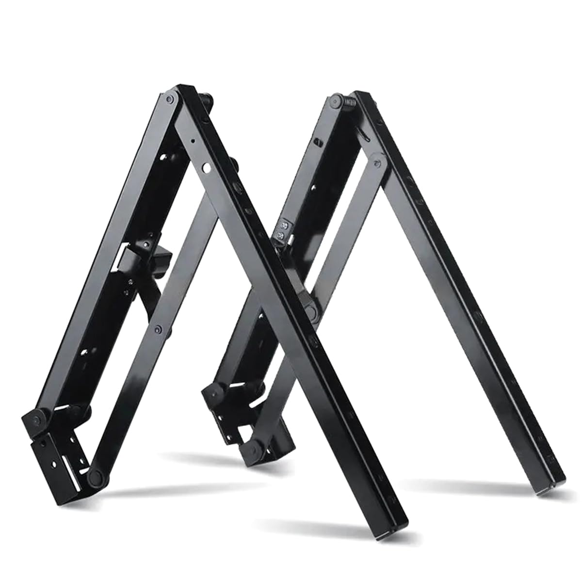 Littimoon 1Pair(2 PCS)/Lot Conceal Folding Seat Stool Bracket Hinge Wardrobe Closet Wardrobe Closet Support