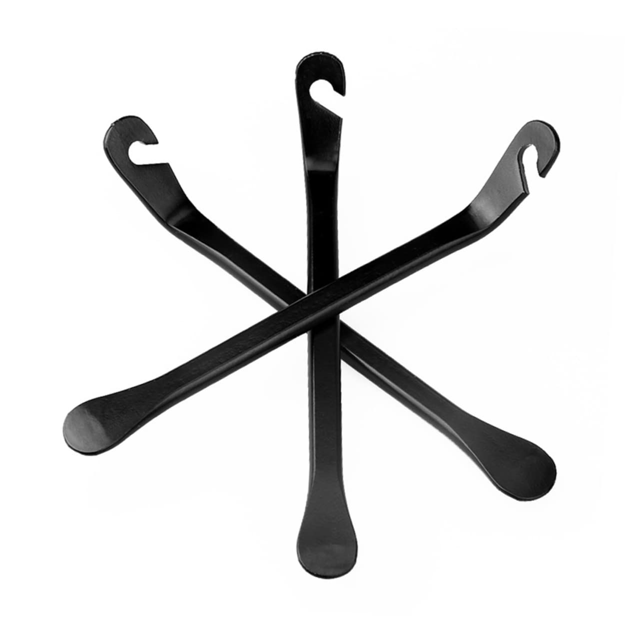 KESYOO -in-one Bike Tire Tool 4pcs Metal Tire Levers Spoke Hook Easy Removal Installation Compact for Outdoor Cycling Emergency Repairs