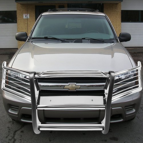 Image of DNA MOTORING GRILL-G-013-SS Front Bumper Brush Grille Guard,Silver