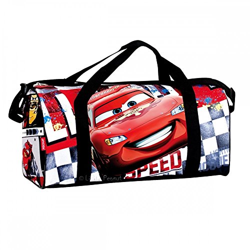 Montichelvo Cars Bolsa de Deporte Infantil, Color Rojo
