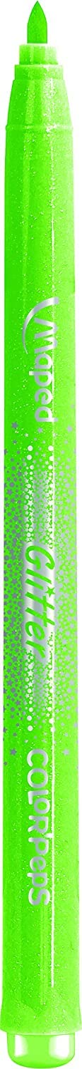 Maped Color'Peps Glitter 847110 Flamastry, Wielokolorowy, 10 sztuk